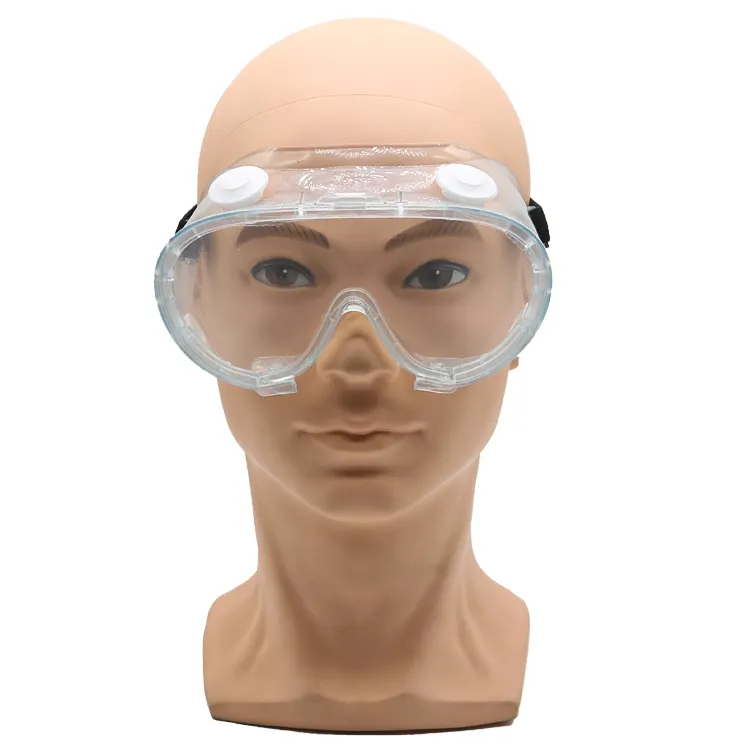 แว่นตาขายส่งที่กําหนดเอง CE EN166 ป้องกันหมอก Lab ก่อสร้าง Eye ป้องกันแว่นตานิรภัยระบายอากาศ
