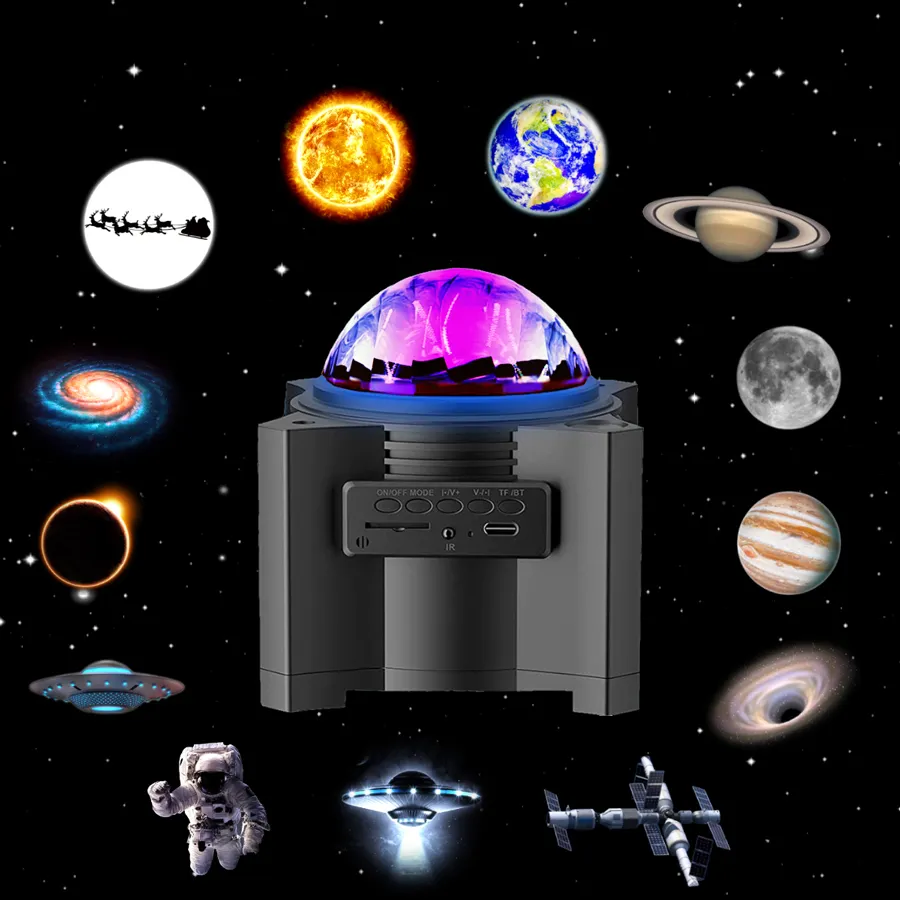 High Quality Northern Night Lights LED Aurora Starry Sky Projection Nebula Projector Star Galaxy Projector For Kids