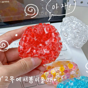 Diy Handgemaakte Noise <span class=keywords><strong>Ball</strong></span> Speelgoed Fidget Hand Gevoel Speelgoed Squishy Verlichten Luidruchtig Knijp Bal Speelgoed - Product Image 4