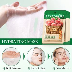 Mascarilla Facial de la <span class=keywords><strong>Serie</strong></span> de Plantas Frutales de Marca Privada FAYANKOU, Mascarilla Facial <span class=keywords><strong>Coreana</strong></span> para el Cuidado de la Piel, Vitamina C, Iluminadora e Hidratante - Product Image 6