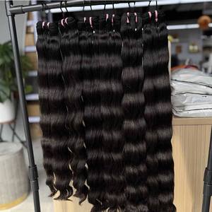 Extensiones de Cabello Humano Natural al Por Mayor, Cabello Camboyano Natural Ondulado, Cabello Virgen Vietnamita con Cutícula Alineada - Product Image 3