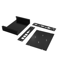 Mini PC Alüminyum Proje Kutusu Ekstrüzyon Alüminyum Soğutucu Elektronik Mini-ITX Amplifikatör Kasası Alüminyum Muhafaza Soğutucu Kutusu