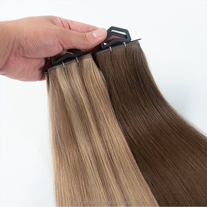 Extensions de cheveux naturels certifiés de qualité supérieure, grade 12A, double tirage, russes, invisibles, tissées à la main, Genius Weft - Product Image 4
