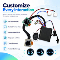 Module de jouet IA prêt à l'emploi avec double écran LCD, interface tactile, retour de vibration et personnalisation OEM flexible