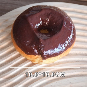 เบเกิลจำลอง ขนมปังปลอม อาหารจำลอง แยมหวาน โดนัทปลอม ของตกแต่งโฆษณา สีรุ้ง ปรับแต่งได้ อุปกรณ์ประกอบฉาก ของประดับโต๊ะ - Product Image 5