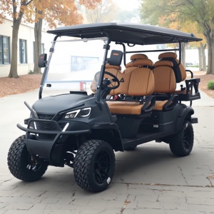 Voiturette de golf de luxe moderne et minimaliste, 4 places, tout-terrain, électrique, avec moteur AC 3,5 kW pour parcours de golf. Prise en charge OEM/ODM. - Product Image 3