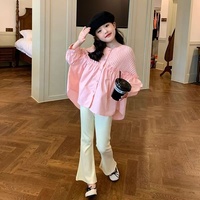 Baju Anak - Gaun Bayi Perempuan Musim Gugur 2025 Model Baru Musim Semi-Gugur, Manis, Lengan Panjang dengan Lengan Mengembang