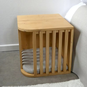 Muebles de Madera Personalizados de Alta Calidad para Perros y Gatos, Cama de Lujo para Mascotas de Interior, Fabricante Sostenible - Product Image 3