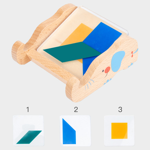 De los niños Juego de Tangram Diagrama de sombra espacio lógico pensando entrenamiento temprano y educación intelectual - Product Image 4