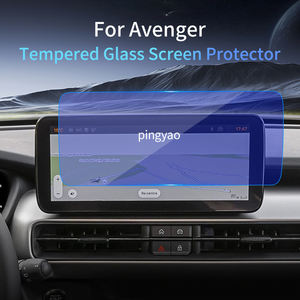 Autocollants de voiture Carplay Panel Dash Protecteur d'écran numérique <span class=keywords><strong>Film</strong></span> de protection <span class=keywords><strong>en</strong></span> verre trempé Accessoires de véhicule pour JEEP Avenger2024 - Product Image 2