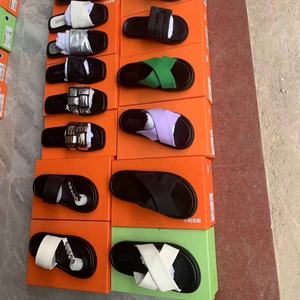 Zeppa con plateau per donna estate al di fuori di indossare nuova moda morbida Sole antiscivolo da spiaggia pantofole miste all'ingrosso - Product Image 1