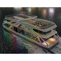 Catamarán de Lujo para Turismo Marítimo y de Playa, Barco de Pasajeros Grande Estándar para Cruceros Turísticos