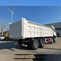 Camion à benne basculante Howo NX Hohan 12 roues 371/375 Diesel 10 roues 8x4 suspension à ressort à lames pour travaux miniers