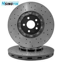 Kit de Pinzas de Freno Big Break con Discos de Cerámica de Carbono para Audi A6 A7 A8 OE 4M0615601P 350mm 28mm con 1 Año de Garantía