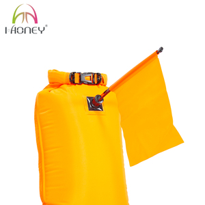 Boya flotante Marcador de superficie de agua abierta Boya DE <span class=keywords><strong>BUCEO</strong></span> inflable para nadar con bandera para entrenamiento seguro y carreras - Product Image 6