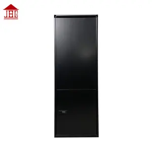 Ngoài trời thời tiết bền thép mạ kẽm đen bạc lớp phủ freestanding bưu kiện Thư hộp