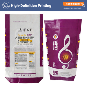 Sacs tissés en PP neufs, personnalisés, à motif sur mesure, directement de l'usine, pour l'emballage d'<span class=keywords><strong>engrais</strong></span>, résistants à l'humidité, avec fond carré, pour usage agricole - Product Image 3