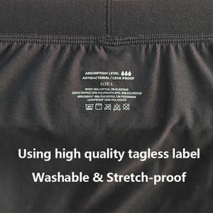 ชุดชั้นในป้องกันการรั่วซึมของผู้ชายสำหรับผู้ใหญ่แบบใช้แล้วทิ้งกางเกงกันแบคทีเรียระบายอากาศได้ดีป้องกันการรั่วซึม - Product Image 5