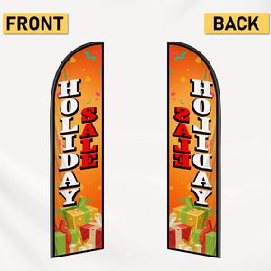 ธงขนนกคุณภาพสูงขนาด 2.5*11.5 ฟุต ลดราคาช่วงเทศกาล เหมาะสำหรับงานปาร์ตี้ริมชายหาดและการโฆษณาประชาสัมพันธ์ - Product Image 2