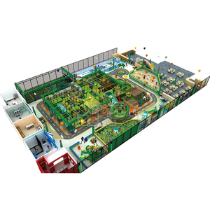 Tùy Chỉnh Ninja Chiến Binh Tất nhiên Trampoline Rừng Phòng Tập Thể Dục Phiêu Lưu Công Viên Sân Chơi Trong Nhà Thiết Bị Trẻ Em Giả Vờ Chơi Nhựa - Product Image 1