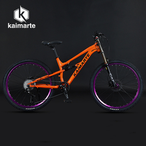 Factory Sales Downhill Mountain Bike 27.5 Aluminum Soft Tail Variable Speed Shock Absorption - Product Image 6