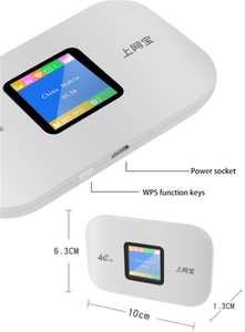 Điểm Phát Sóng Di Động Mni Thông Minh Mẫu Mới Nhất 2022, Firmware Tiếng Anh Không Dây LTE FDD <span class=keywords><strong>Wifi</strong></span> Với Khe Cắm Thẻ SIM Bộ Định Tuyến 4G - Product Image 3