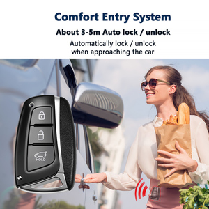 Cae إنذار عالمي PKE زر ضغط بدء إيقاف المحرك بدون مفتاح نظام دخول عن بعد قفل السيارات جهاز فتح - Product Image 5
