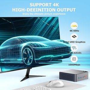 <span class=keywords><strong>Awow</strong></span> N100มินิพีซี Intel-core 3.6GHz 16GB DDR4 512GB SSD DP 4K 60Hz กิกะบิตอีเธอร์เน็ตขนาดกะทัดรัด W11โปรเดสก์ท็อป - Product Image 5
