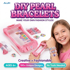 Kit de fabrication de bijoux AiJH, accessoires <span class=keywords><strong>pour</strong></span> bracelets perlés DIY, ensemble de <span class=keywords><strong>perles</strong></span> <span class=keywords><strong>pour</strong></span> la beauté, jouets <span class=keywords><strong>pour</strong></span> enfants, bracelets faits <span class=keywords><strong>à</strong></span> la main <span class=keywords><strong>pour</strong></span> filles, machine <span class=keywords><strong>à</strong></span> faire des bracelets, jouets - Product Image 1