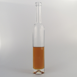 Botella de vidrio transparente Premium de 750ml Diseño de cuello delgado al por mayor para licores fuertes como whisky brandy y <span class=keywords><strong>Vodka</strong></span> - Product Image 1