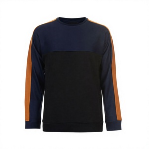 เสื้อสเวตเชิ้ตคอกลมผู้ชาย แขนยาว ทรงปกติ ลายบล็อกสี สไตล์ลำลอง สำหรับใส่ในฤดูใบไม้ร่วง - Product Image 1
