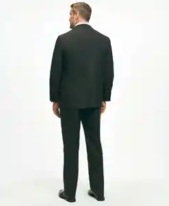Luxury Quality Custom Office Flap Pocket Men's Single Breasted Two-Button Suit Blazer Pants Plus Size Suit Set For Men