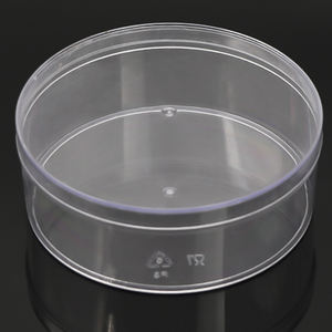 SUNSHING Transparent Round Acrylic Box Empty PS Snacks Sweets Cookie Containers <strong>Chocolate</strong> Jewellery <strong>Rose</strong> Display Case - Product Image 1