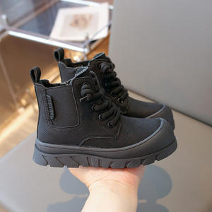 Nouvelles <span class=keywords><strong>bottes</strong></span> d'<span class=keywords><strong>hiver</strong></span> pour filles et enfants, mode 2025, haute qualité, semelle antidérapante, imperméables, douces en PU, chaudes, en peluche, à enfiler, unisexe - Product Image 3