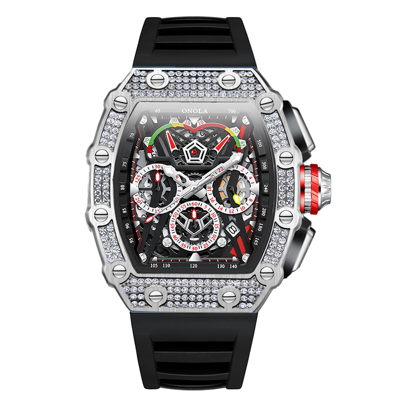 silver black