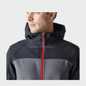 Chaqueta Softshell de poliamida transpirable de nueva moda para invierno, esquí, senderismo, tamaño personalizado, cremallera de talla grande para hombres y mujeres - Product Image 1