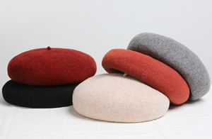 A120501 Chapeau haut de forme 100% laine, brodé, tendance, unisexe, décontracté, pour fêtes et activités de plein air, toutes saisons, en feutre - Product Image 6