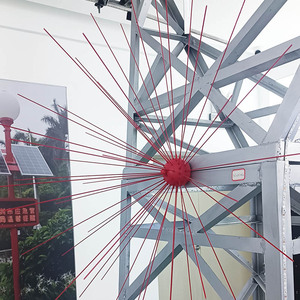 แผ่นแม่เหล็กไล่นกสีแดงสำหรับระบบไฟฟ้าหอคอยโทรคมนาคม - Product Image 2