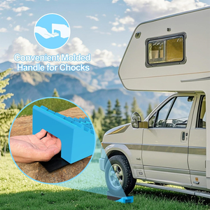 Niveleurs de roues <span class=keywords><strong>pour</strong></span> camping-car AMBITION RV, niveleurs de <span class=keywords><strong>remorque</strong></span> jusqu'à 35 000 lb avec patins antidérapants en caoutchouc et sac de transport - Product Image 5