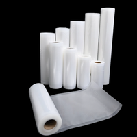 Sacs sous vide jetables en nylon personnalisés pour aliments, viande, noix, légumes, emballage transparent, imprimé en gravure, rouleau de sacs sous vide