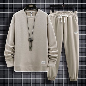 <span class=keywords><strong>Ensemble</strong></span> décontracté pour hommes, vente en gros, nouvelle collection, tendance, <span class=keywords><strong>marque</strong></span> élégante, <span class=keywords><strong>ensemble</strong></span> sportif à manches longues et pantalon deux pièces pour hommes - Product Image 2