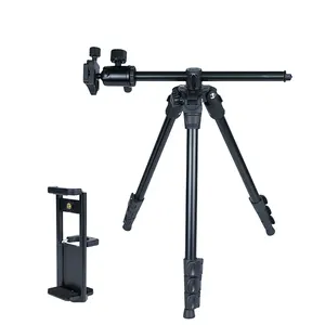 Digipod Portable 4 Abschnitte Aluminium Außen stativ Horizontale Mittels äule Telefon Dslr Professional Videokamera Stativ