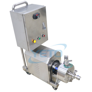 Petit homogénéisateur en ligne à cisaillement élevé pour cosmétiques avec capacité de broyage, roulement et boîte de vitesses, pompe émulsifiante de 50 L - Product Image 1