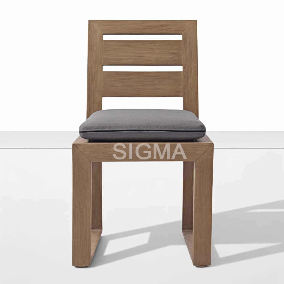 Luxury New Garden Chairs Outdoor Teak Wood Outside Chairs Outdoor Dinning Table And Chair