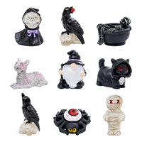 Nouvelle poupée sorcier momie d'Halloween KI Yuewu, accessoires décoratifs mignons à faire soi-même, bibelot pour voiture ou bureau