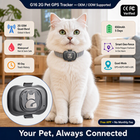 Traceur GPS miniature étanche pour animaux de compagnie (chien, chat) – Anti-perte, suivi en temps réel via application, alerte géofence, lecture des 90 derniers jours