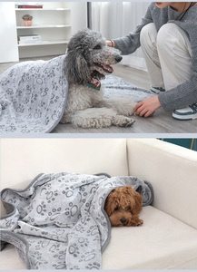 Lujo personalizado al por mayor Otoño Invierno <span class=keywords><strong>manta</strong></span> de viaje patas de <span class=keywords><strong>lana</strong></span> engrosada suave lavable cama <span class=keywords><strong>para</strong></span> mascotas mantas <span class=keywords><strong>para</strong></span> perros y gatos - Product Image 6