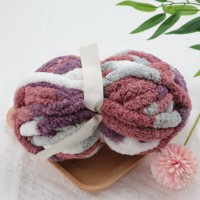 Factory Outlet High Quality Organic Chenille Crochet Blanket Hand Knitting 500g Chunky Chenille Jumbo Chunky Yarn