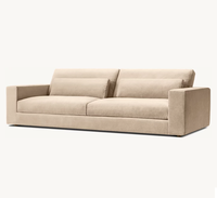 Canapé Cloud Foshan, ensemble de canapés pour salon, meubles d'intérieur, ensembles de canapés sectionnels, canapé chaise longue, cadre en bois, lit en PU, table basse, salle à manger, maison