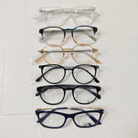 Montures de lunettes en acétate style étudiant, stock entrepôt, promotion haut de gamme, durables, tendance, grandes montures